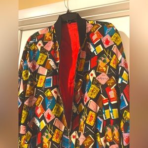 Soft silk lined long sleeve elastic waist jacket (multi-color)